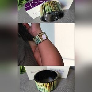 Lia Sophia Multicolor Wide Bangle